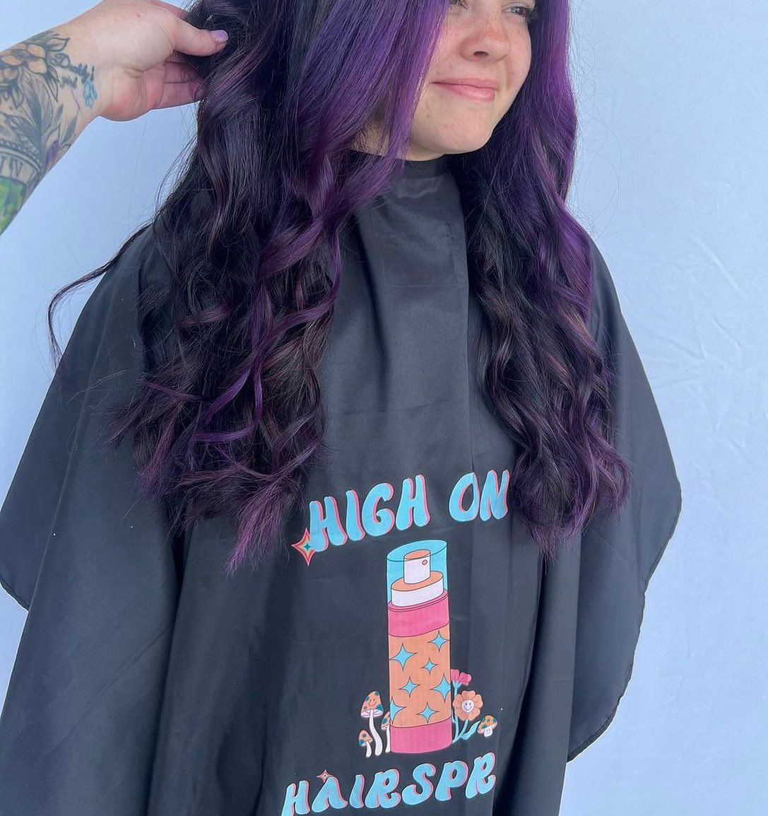 "High on Hairspray" Premium Salon Cape